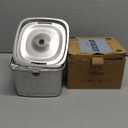 Veken Innovation Award Winner Stainless Steel Cat Water Fountain, 95oz/2.8L Automatic Pet Fountain Dog Water Dispenser with Replacement Filters & Silicone Mat, Gifts for Cats, Dogs (Silver)