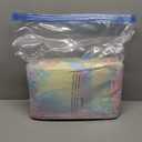 Jillche Bed Fluffy Fur Reading Pillow for Adults & Kids Unisize, Stylish College Essentials for Girl, Fuzzy Back Pillow for Sitting in Bed, Adorable Gift for Teens, Bed Rest Sit Up Arm Support Pillow