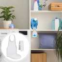 2 Pack Laundry Detergent Dispenser Cup Holder and Drip Catcher for Liquid Laundry & Softener, Laundry Room Organization and Storage, Detergent Bottle Cup Holder with Nozzle Button Switch