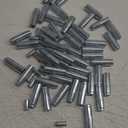 Blulu 50 Pcs 1/2"-13 Drop in Anchor Zinc Plated Inner Female Thread Expansion Anchor Drop in Anchors Expansion Screws Internal Forced Bolts for Solid Concrete