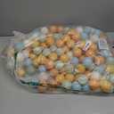 Ball Pit Balls, Safe Non-Toxic BPA-Free Crush-Proof Plastic Balls for Toddlers, Gift for Kids Birthday & Christmas, for Indoor Playpens, Party Decorations & Amusement Activities (50PCS, Gray Blue, Milk White, Green, Orange, Light Red)