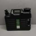 Portable 5 Gallon Water Jug with Automatic Touch Control Pump, Truly No Leakage Water Container with Spigot, Type-C Rechargeable Black Water Pump Gear for Outdoors Camping Hiking