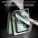 for Motorola Razr Ultra 2025 Case with MagSafe, Built-in 360 Magnetic Rotatable Ring Stand, Screen Protector & Hinge Protection, Thin & Slim Magnetic Stand Phone Case 5G, Black