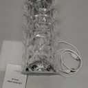 Portable Crystal Table Lamp,3 Color Touch Control Rechargeable Lamp,Crystal Bedside Lamp,Night Light,Room Decor Desk Lamp,Bedroom,Living Room,Kitchen,Dining Room Lamp (3-Color Rose)