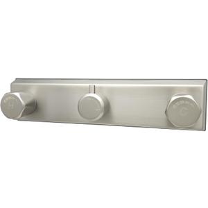 G-Sunny Metal Mobile Home/RV Shower Faucet,Two Handle Metal Shower Faucet Diverter With flow control valve,8 Inch (flow control valve, Brushed Nickel)