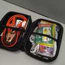 Car Emergency Kit with Battery Jumper Cables,Car Accessories for Men or Women,Emergency Car Kit,Roadside Automotive Safety Kit for Car,Vehicle,Truck or SUV,Gifts for Men or Him,Black