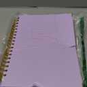 Hardcover Spiral Notebook with Tabs 8"x10" Large Spiral Lined Journals for Women with Dividers 240 Pages College Ruled Composition Notebook 5 Subject Notebook for Work, Back to School, Gifts, Purple