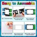 Video Game Photo Props Gaming Party Props Level Up Birthday Decoration Handheld Gaming Theme Decoration Photo Booth Frame Birthday Game Fans Video Gamer Party Supplies 31.5 x 15.9 Inch (Blue and Green)