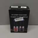 Yumcook Rechargeable Electric Salt and Pepper Grinder Set, Gravity Automatic Salt and Pepper Shakers with LED Light, Type C Charging, Adjustable Coarseness, Large Capacity Mills Set (Black & Black)