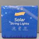 Red White and Blue Lights Solar String Lights Outdoor Waterproof Total 100LED 33FT Memorial Day Decorations 8 Modes for Yard/Patio/Tree, 16.4Ft*2, 50LED*2 for 4th of July Decorations