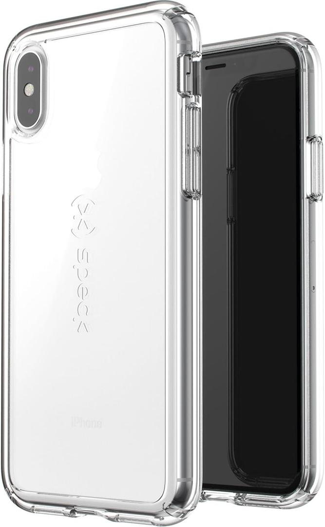 Speck Products GemShell iPhone XS/iPhone X Case, Clear/Clear