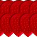 Acoustik Attak STEALTH III Guitar Picks  Jazz 3 Style with No-Slip Grip  Ideal for Multi-Scale Guitars, Electric & Acoustic (10 Pack, Crimson)