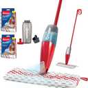 O-Cedar ProMist MAX Spray Mop, PMM with 2 Extra Refills, Red