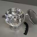 IMUSA 9 Cup Cast Aluminum Stovetop Coffeemaker, Moka Pot for Classic Cuban, Italian, and Espresso Style Coffee