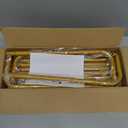 Wedding Sign Holder,Adjustable Welcome to Our Wedding Sign Stand with 2 Leather Sign Hanging Straps,Wedding Seating Chart Stand for Party,Baby Shower,Graduation Ceremony(Posters Excluded) (68.9inch, Gold-1PCS)