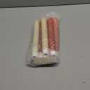 Baquler 6 Pcs Pastel Pink Flameless Taper Candle Twisted LED 9.65 Inch Taper Candles Battery Operated Twisted Candlesticks for Summer Wedding Birthday Home Party Holiday Dinner Fireplace