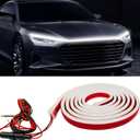 Outlet Exterior Car LED Strip Lights Flexible Car Hood Light Strip 59 Inches Waterproof Daytime Running Light for Cars, SUVs, Trucks Cool White (1 Pack)