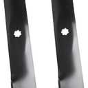 GX22151 Medium Lift Blade for 42'' Deck, Compatible with J OHN Deere 102, 105, 115, 125, 135, D100, D105, D110, D120, E100, E110, E120, LA100, LA105, LA110, Replaces GY20850, AM141033, 2 Pack