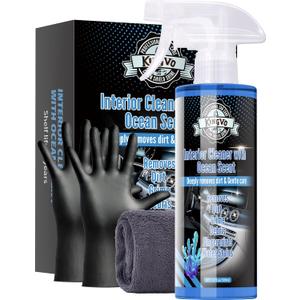 Car Cleaner Interior, Leather Cleaner Upholstery Interior Ceaning Kit Carpet Dashboard Shiny Car Stuff for Vinyl,Plastic,Fabric,Carpet & More,Ocean Scent