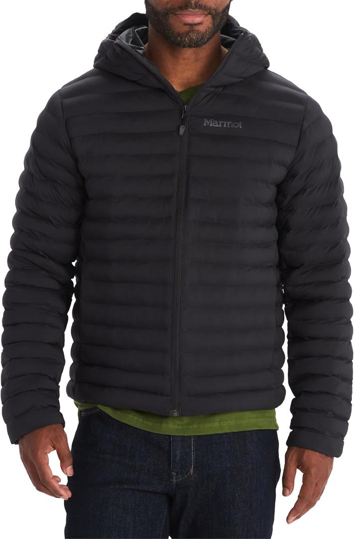 MARMOT Men's Echo Featherless Hoody (Large, Black - Latest Collection)