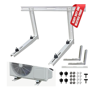 DuctlessAire Outdoor Wall Bracket - Mini Split Mounting Bracket - Ductless Air Conditioner Wall Mount - Mini Split AC/Heating System Accessories for Window AC, HVAC, Heat Pump & More (9000-36000 BTU)