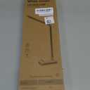 White crown LED Desk Lamp Dimmable Table Lamp Reading Lamp with USB Charging Port, 5 Lighting Modes, Sensitive Control, 30/60 Minutes Timer (White, First-Generation)