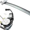 JC Whitney Window Regulator Compatible with 2002-2006 Jeep Liberty for Models with One-Touch Switch Rear, Driver Side JJ491708