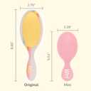 Wet Brush Original Detangler, Rays (Sun Days), Ultra-Soft IntelliFlex Bristles Glide Through Tangles, Detangling Hair Brush (Wet & Dry), Women & Men, Limited Edition (1 Count (Pack of 1))