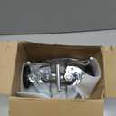 2 Pcs Brake Floor Lock Brake Pedal Lock Heavy Duty Steel with Anti-Slip Rubber Pads for Furniture, Equipment, Workshops, and Garages (4 Inch)