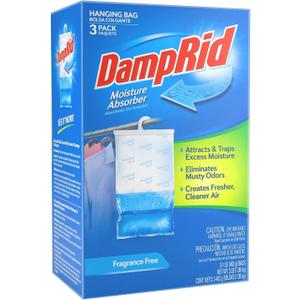 DampRid 42 oz. Fragrance Free Hanging Bag (3-Pack)