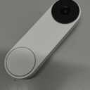 Google Nest Doorbell (Wired, 3rd Gen) - 2K Video and Gemini, Live View, Night Vision, 2-Way Audio - Works with Google Home - 2025 Model - Snow