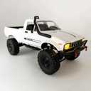 WPL C24-1 RC Rock Crawler RC Truck 4x4 1/16 Scale RC Crawler Off Road Remote Control Pickup 2.4G All Terrain RTR with Proportional Throttle Steering Led Light Adult