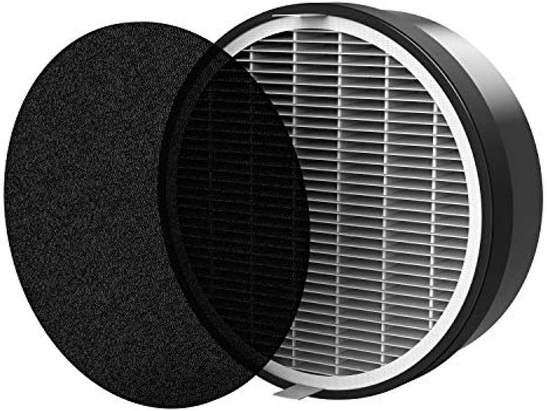 Vornado MD1-0039 Replacement 3-in-1 True HEPA Filter Cartridge, Fits Select Air Purifier Models, Disposable, No Cleaning Required, Replace Every 6 Months - Includes True HEPA, Carbon, and Pre-Filter