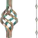 dreamysoul 9.7FT Rain Chain, Iron Rain Chain for Gutters, Bronze Bird Cage Decorative Rain Chains for Downspouts Adjustable Length