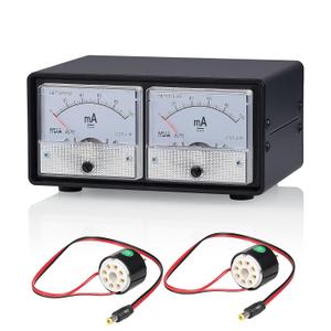 Nobsound 8-Pin Dual Bias Current Probes Tester Meter for EL34 KT88 6L6 6V6 6550 Vacuum Tube Amp Amplifier (2*Meter + 2*CT1-C, Cathode Current PRO Version) Nobsound 8-Pin Dual Bias Current Probes Tester Meter for EL34 KT88 6L6 6V6 6550 Vacuum Tube Amp Amplifier (2*Meter + 2*CT1-C, Cathode Current PRO Version)