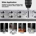 M12 x 1.75 Tap and 10.2mm Drill Bit Set, M2 HSS Metric Drill and Tap Set, Machine Screw Tap Drill Bit Kit for Metal