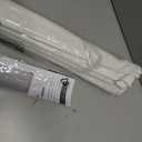 No Tools No Drill Cordless Roman Shades for Indoor Windows 100% Blackout, for Window Size 23" W × 48" H White