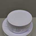 FLOWERCAT 50PCS White Plastic Plates - Heavy Duty White Disposable Plates for Easter Party/Wedding -serve for 30 guests Include 30PCS 10.25" & 30PCS 7.5" Plates for Party