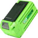 40V 6.0Ah Lithium-ion Battery Replacement for Greenworks 40V Battery 29472 29462 29252 20202 22262 25312 25322 20642 22272 27062 21242 G-Max Cordless Power Tools(NOT for GEN 1)