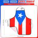 10 Pcs Puerto Rico Flag Aprons, Puerto Rican Souvenirs with Pockets