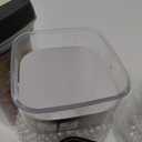 Chef's Path - Set of 7 Airtight Food Storage Containers for Kitchen Storage - Clear Plastic - Durable Strong Lids - Labels and Chalk Marker