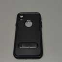 Diverbox for iPhone xr Case Waterproof,Shockproof Dustproof IP68 Full-Body Sturdy with Kickstand Case Built-in Screen Protector,Underwater Full Sealed Cover Protective for iPhone xr (Black)