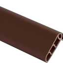 Colorful Rubber Wall Corner Guard Edge Protector,Anti-Collision Strip, Self-Adhesive Wall Guards, Safety Edge & Corner Guards, Length 3.28 ft,Brown