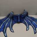Morph Blue Dragon Costume for Kids, Dragon Wing Costumes for Boys, Halloween Dress-Up, Dragons Outfit, Boys Halloween Costume L