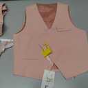 LOLANTA Boy Dress Short with Vest Adjustable Suspenders Cotton Shirt Summer Outfits Boys Tuxedo Suit Set (Pink, 4-5 Yrs)