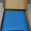 Mahjong Mat with Black Carrying Bag, Anti Slip and Noise Reduction Table Cover for Mahjong, Poker, Card Games, Dominoes, Board Games, Slip Resistant Mat (Blue)