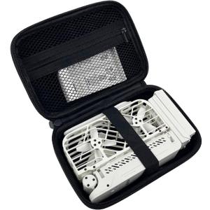 Black Hoverair X1 Camera Case - Store Drone, Charger, 2 Batteries - Smart Case with Carrying Strap