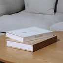 Neatmeat Decorative Books for Home Decor  Faux Book Set with Hidden Storage  Neutral Coffee Table Books for Living Room, Entryway, Bookshelf Styling  Christian Home Decor (Yellow-beige)