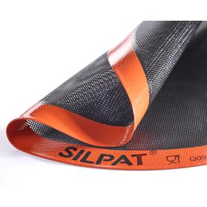 Silpat The Original Perfect Pizza Non-Stick Silicone Baking Mat, 16" Round (Orange)