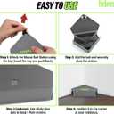 3 x Fursnare 6-Pack Mouse Bait Stations for Outdoor & Indoor Use with Lockable Keys, Weatherproof, Safe for Kids & Pets